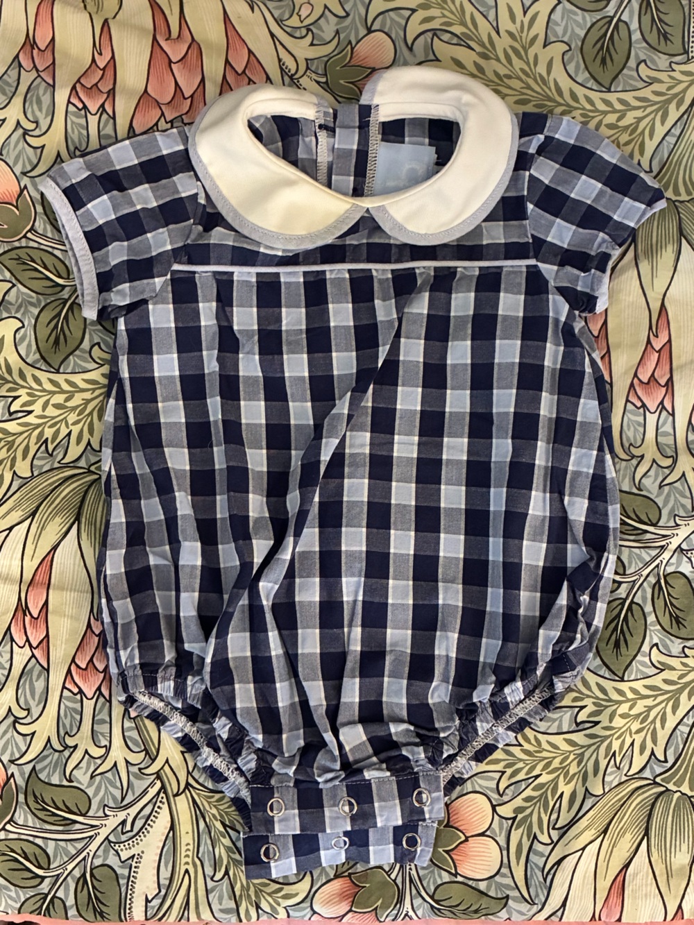 Bella Bliss Classic Navy & White Check Bubble
